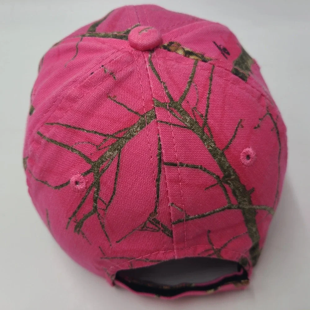Women Mossy Oak Hat Adjustable Pink Camo‎ Hunt Fish Outdoors Tree Branch Print
